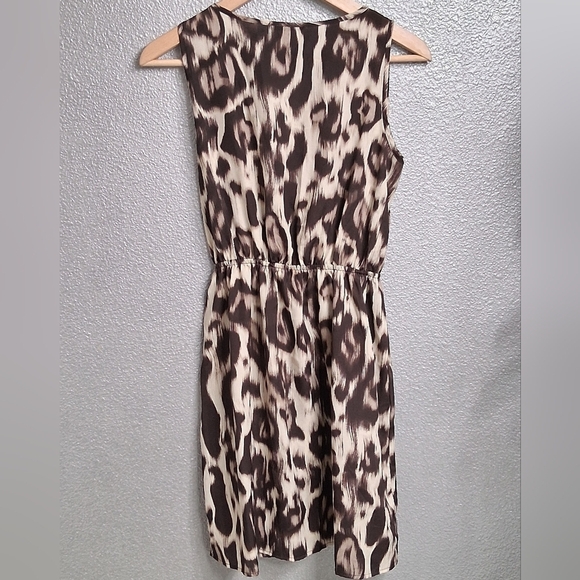 NWT Soprano Faux Wrap Animal Print Mini Dress    Size S - Picture 10 of 14